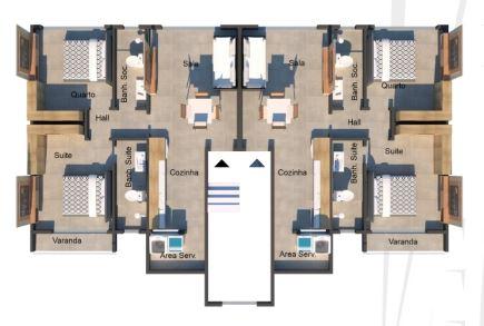 Apartamento à venda com 2 quartos, 68m² - Foto 9